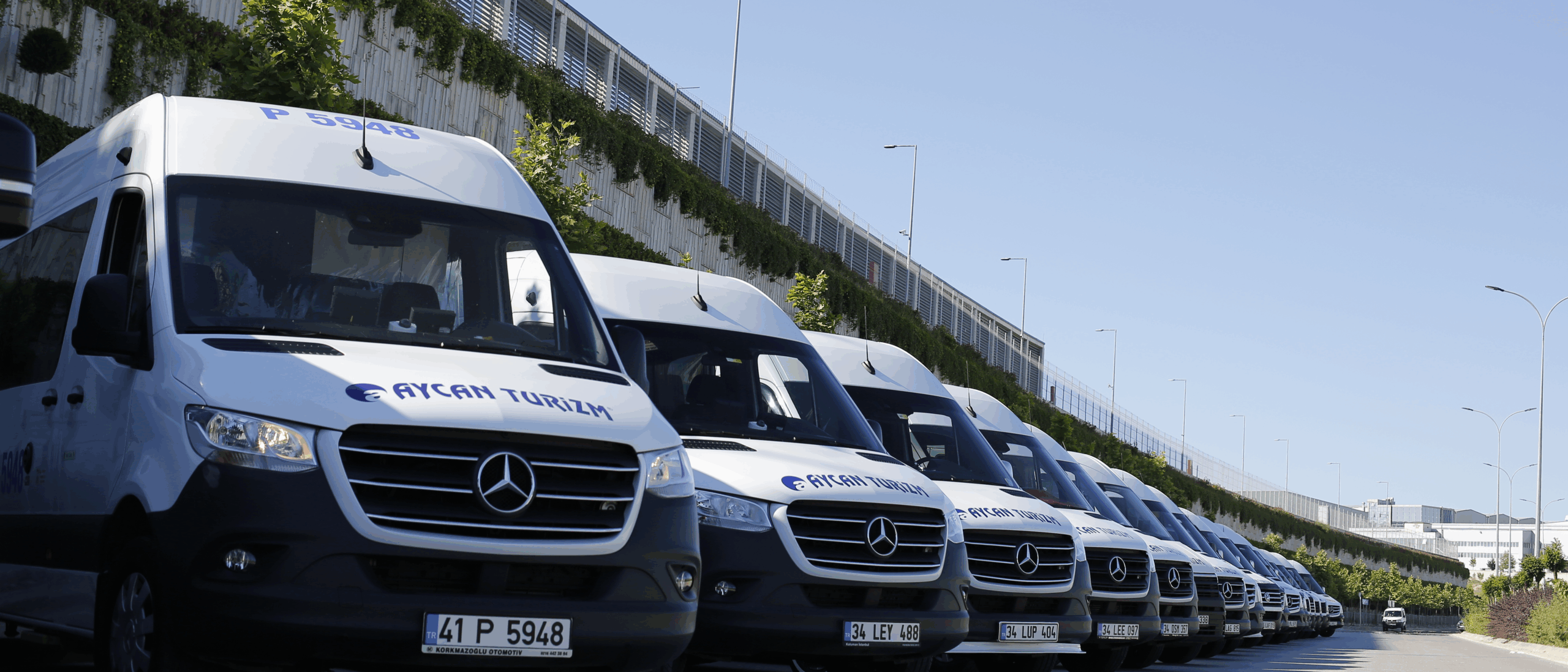 Aycan Turizm araç filosu genel görünüm